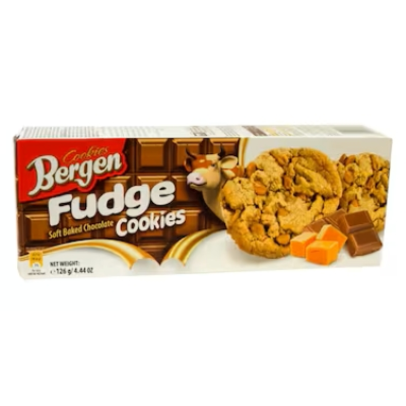 Bergen Brownie Fudge Cookies 126G